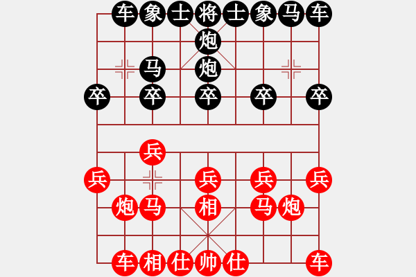 象棋棋譜圖片：小帥哥[1070261542] -VS- 品棋-誼難忘[470452068] - 步數(shù)：10 