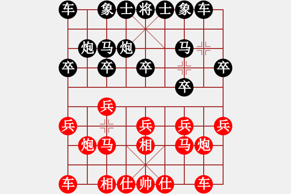 象棋棋譜圖片：09東莞第六屆棋王賽蔣雙駿先和羅寧飛 - 步數(shù)：10 