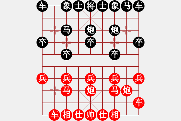 象棋棋譜圖片：夢魘(3段)-負-小翹(8段) - 步數：10 