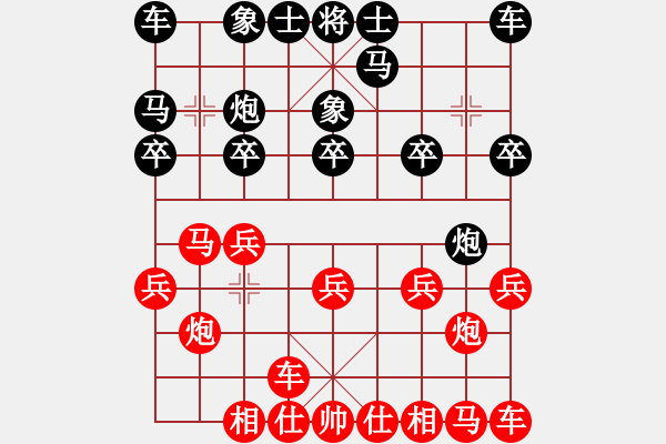 象棋棋譜圖片：20131004 千里驥 先勝 陽光雨露 - 步數(shù)：10 