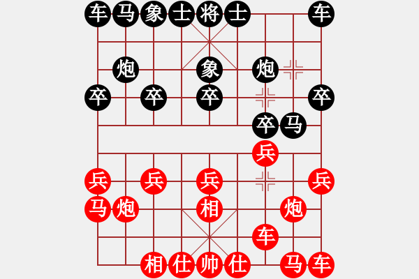 象棋棋譜圖片：2016華東6省市象棋團(tuán)體賽王鑫海先和吳欣洋 - 步數(shù)：10 