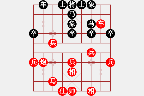 象棋棋譜圖片：buxingle(8級)-勝-開山擂臺(2段) - 步數(shù)：40 