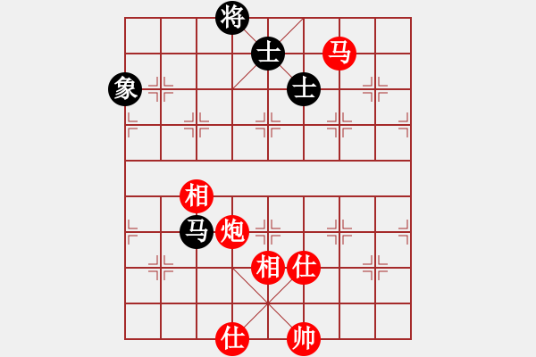 象棋棋譜圖片：棋壇毒龍(3段)-勝-貴卿法師(9段) 中炮過河車左邊馬對(duì)屏風(fēng)馬 - 步數(shù)：130 