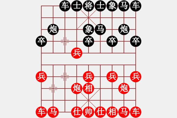 象棋棋譜圖片：先負 欒祿qaing 棄兵局 - 步數(shù)：10 