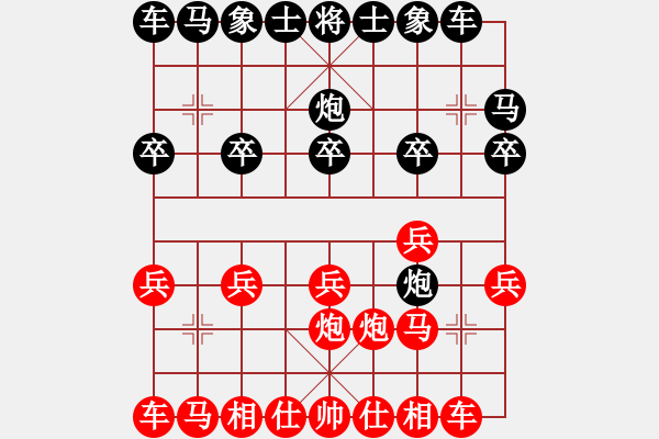 象棋棋譜圖片：2023－11－13(安七限定VS郭財亮) - 步數(shù)：10 