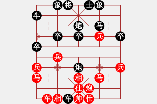 象棋棋譜圖片：ｌｉｎ[370913262] -VS- 橫才俊儒[292832991] - 步數(shù)：36 