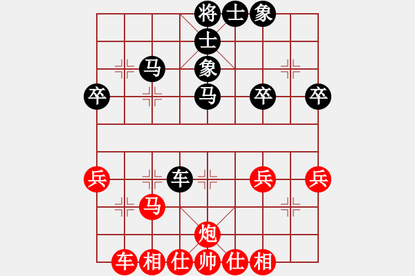 象棋棋譜圖片：柳絮(2段)-負(fù)-家有老虎(1段) - 步數(shù)：40 