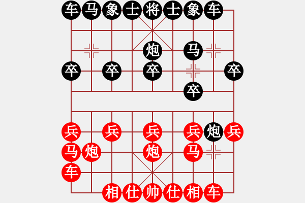 象棋棋譜圖片：迫上華山(7段)-和-無天決(8段) - 步數(shù)：10 