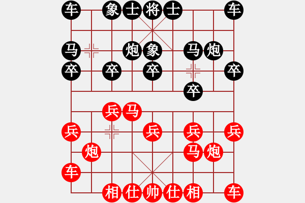 象棋棋譜圖片：閻王[1640846209] 勝 芳棋(純?nèi)讼缕?[893812128] - 步數(shù)：10 