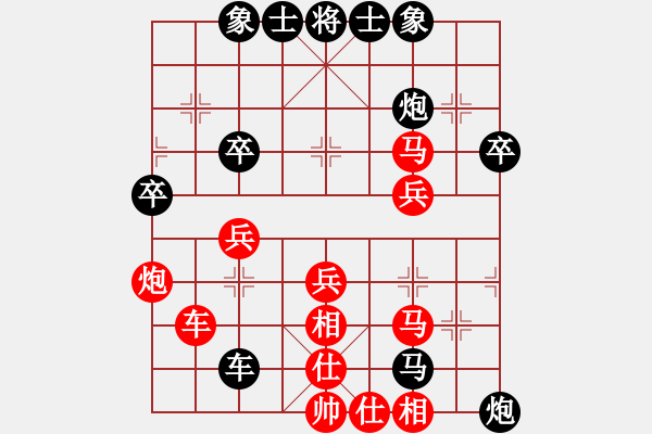 象棋棋譜圖片：順炮直車(chē)對(duì)緩開(kāi)車(chē) 黑邊炮     品棋笑俠(7段)-負(fù)-齊魯三號(hào)(5段) - 步數(shù)：60 