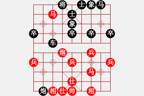 象棋棋譜圖片：saji(2段)-負(fù)-六核佳佳(7段) - 步數(shù)：40 