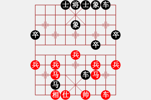 象棋棋譜圖片：朝陽[紅] -VS- 橫才俊儒[黑] - 步數(shù)：36 