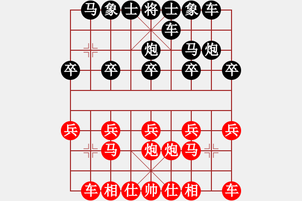 象棋棋譜圖片：奉化天平(3星)-勝-褶慣(8星) - 步數(shù)：10 