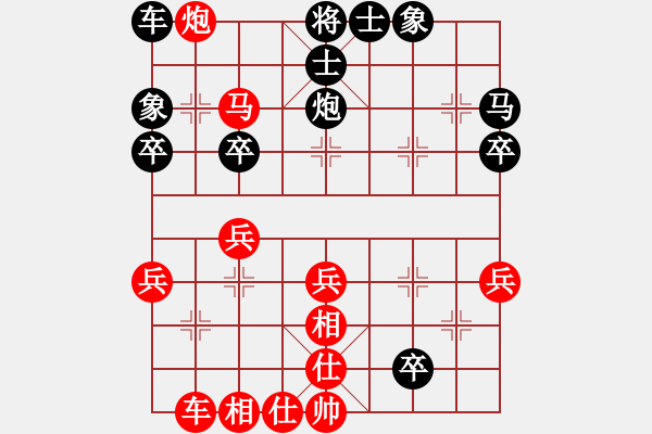 象棋棋譜圖片：又輸癟了(1段)-勝-風(fēng)和日麗(3段) - 步數(shù)：40 