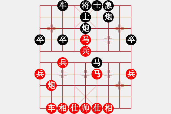 象棋棋譜圖片：名劍之刀狼(月將)-勝-彌勒佛主(9段) - 步數(shù)：40 