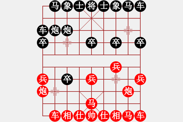 象棋棋譜圖片：金鉤炮[2362086542] -VS- 新哥[57883167] 特級 - 步數(shù)：10 