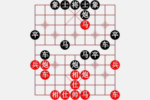 象棋棋譜圖片：2019.6.26.4好友十分鐘后勝亢富強(qiáng)8-2士角炮 - 步數(shù)：40 