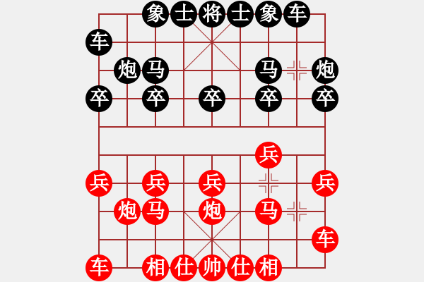 象棋棋譜圖片：2024棋者象棋排位賽[10級]浩軒爺先勝[11級]鳳本明 - 步數(shù)：10 