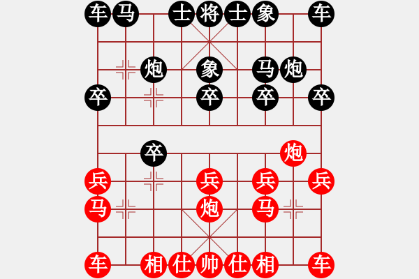 象棋棋譜圖片：老李的風(fēng)情(2段)-負(fù)-初學(xué)者之一(9段) - 步數(shù)：10 