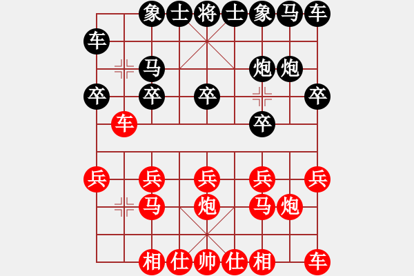 象棋棋譜圖片：旭日東生(8段)-勝-孫悟空(7段) 順炮直車對(duì)橫車 - 步數(shù)：10 