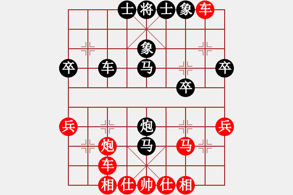 象棋棋譜圖片：歲月笑癡狂(1段)-負(fù)-天涯炮(4段) - 步數(shù)：40 