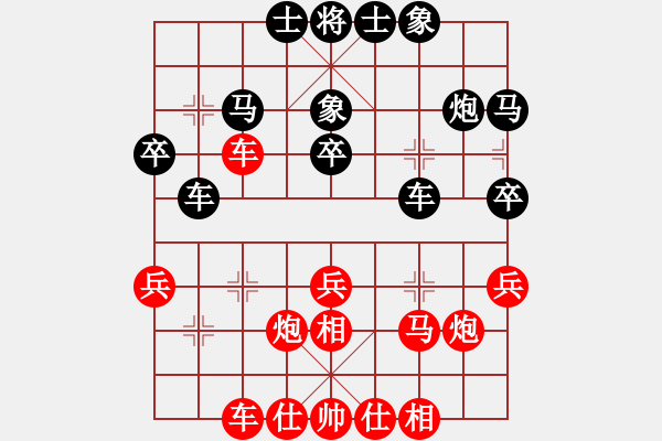 象棋棋譜圖片：2006年弈天迪瀾杯賽第五輪：高逑(5r)-負(fù)-梁山武二郎(7段) - 步數(shù)：30 