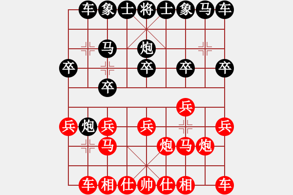 象棋棋譜圖片：濱江公園大叔先和我20210511 - 步數(shù)：10 