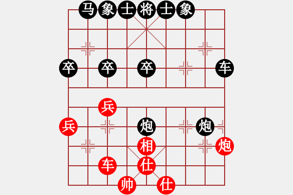 象棋棋譜圖片：2017年10月16日老雷說象棋(128)最簡單易學(xué)沒破綻的開局走法，我只服老雷！ - 步數(shù)：40 