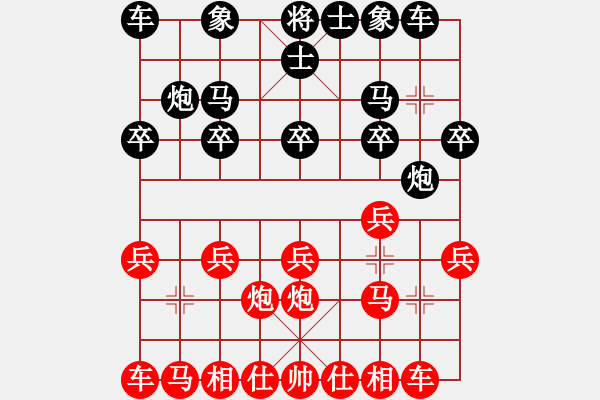 象棋棋譜圖片：老檀[573747208] -VS- 一二技[1677686062] - 步數(shù)：10 