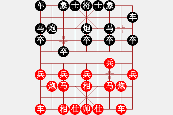 象棋棋譜圖片：金庸一品堂棋社 金庸武俠楊逍 先勝 金庸一品陸無雙 - 步數(shù)：10 