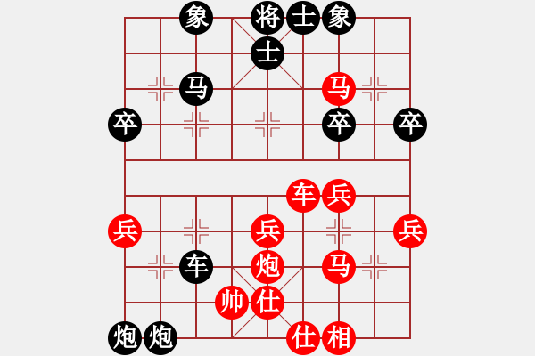 象棋棋譜圖片：張錢政和先勝阿忠 - 步數(shù)：40 