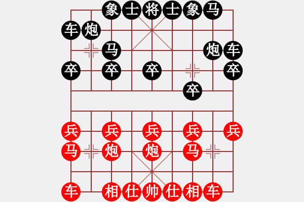 象棋棋譜圖片：鴛鴦炮后負(fù)抹不去的回憶：閃擊得馬沉炮 棄炮瞎攻送將 - 步數(shù)：10 