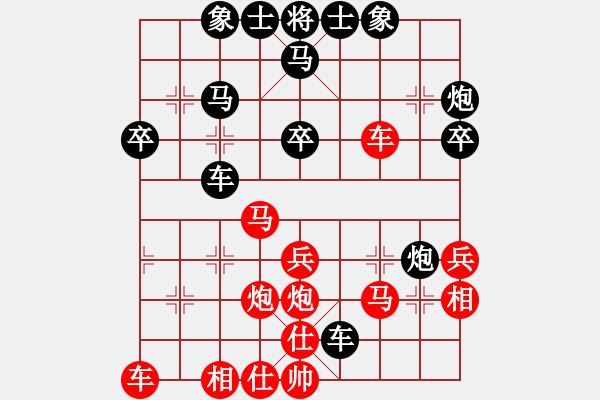 象棋棋譜圖片：3083232(都尉) 勝 3163095(縣丞) - 步數(shù)：30 