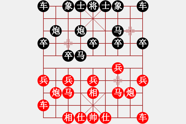 象棋棋譜圖片：高手請繞道[紅] -先負(fù)- 磨劍的人[黑] - 步數(shù)：10 