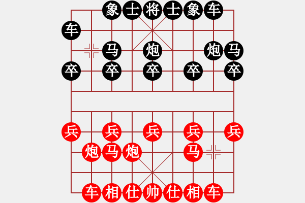 象棋棋譜圖片：互相揭發(fā)(月將)-勝-niudawen(9段) - 步數(shù)：10 