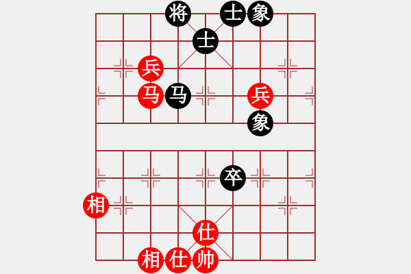 象棋棋譜圖片：2006年迪瀾杯弈天聯(lián)賽第一輪濟南軍司令(5r)-和-天羽讀(5r) - 步數(shù)：100 