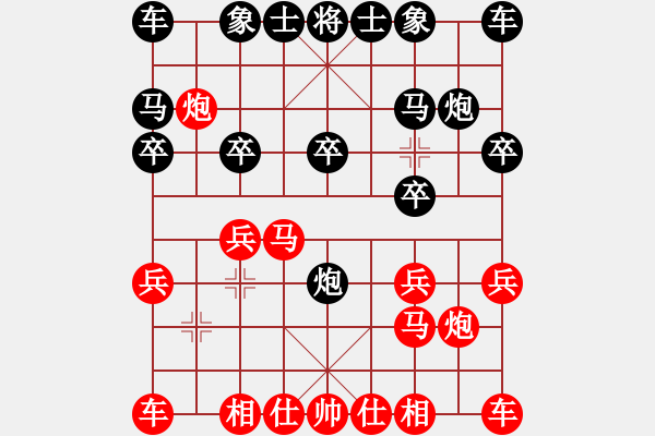 象棋棋譜圖片：因?yàn)樗訹1245437518] -VS- sx[1724033284] - 步數(shù)：10 