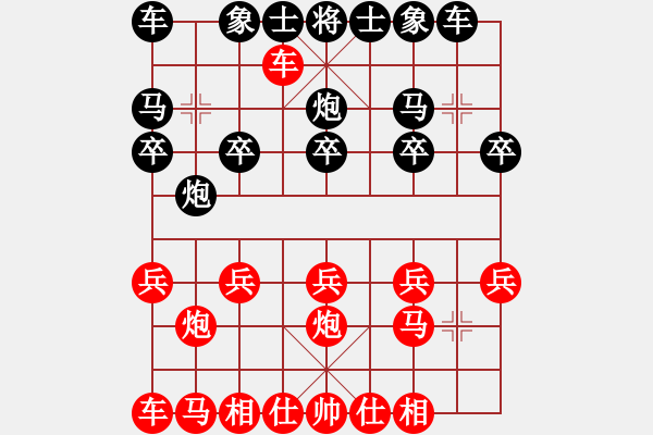 象棋棋譜圖片：橫才俊儒[292832991] -VS- 下等人[784554839] - 步數(shù)：10 