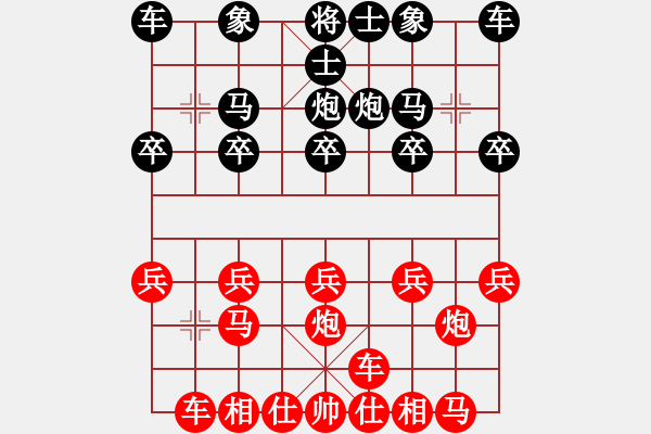 象棋棋譜圖片：薌城馬文彬VS侯文良(2014 11 21) - 步數(shù)：10 