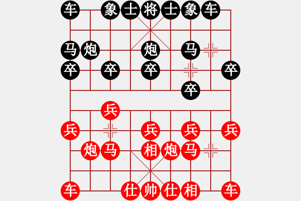 象棋棋谱图片：未来武士(7段)-和-瞎锚子(4段) - 步数：10 