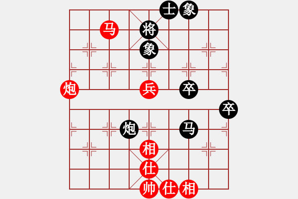 象棋棋谱图片：未来武士(7段)-和-瞎锚子(4段) - 步数：80 