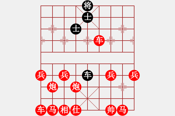 象棋棋譜圖片：--------------------車炮相對車雙士------------------- - 步數(shù)：20 