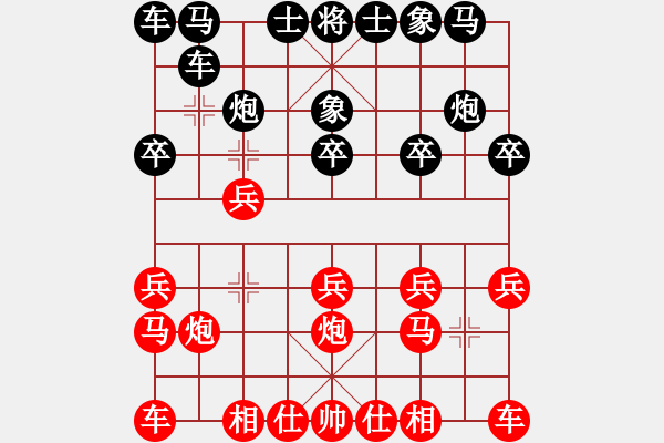 象棋棋譜圖片：2006年第三屆梁山賽第九輪：鐵道游擊張(4r)-勝-重慶梁山一(9級(jí)) - 步數(shù)：10 