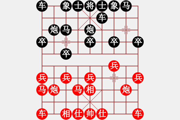 象棋棋譜圖片：274233430紅[274233430] -VS- 逍遙游黑[1686119228] - 步數(shù)：10 