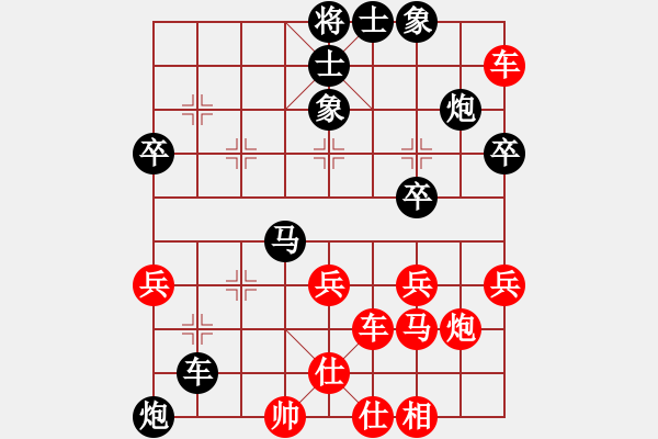 象棋棋譜圖片：至尊無(wú)敵(5段)-勝-白云散人(1段) - 步數(shù)：40 