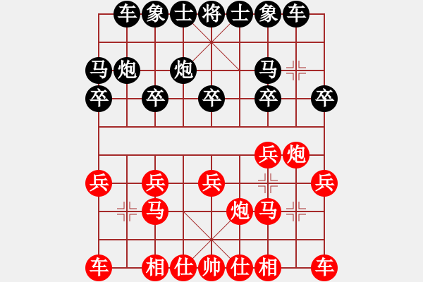 象棋棋譜圖片：雨雨[紅] -VS- 高山流水[黑] - 步數(shù)：10 