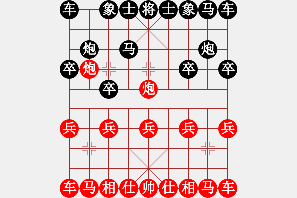 象棋棋譜圖片：追風(fēng)馬 - 步數(shù)：10 