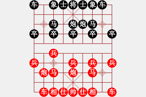 象棋棋谱图片：张灏(5r)-胜-林军辉(5r) - 步数：10 