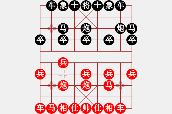 象棋棋譜圖片：列炮對(duì)付紅車八進(jìn)八變例：wushixu_123[紅] -VS- 舌戰(zhàn)群儒7211[黑] - 步數(shù)：10 