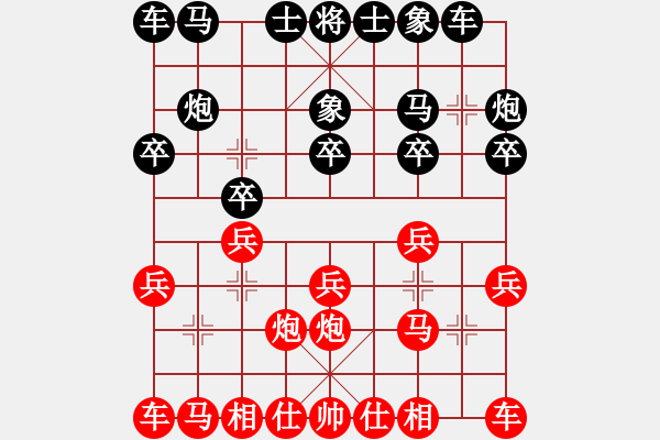 象棋棋譜圖片：江南俠士(3段)-負-神乎棋神(2段) - 步數(shù)：10 